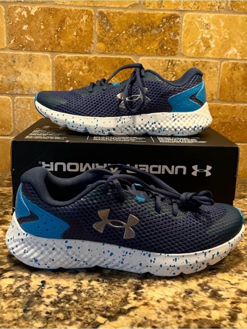 NWT Under Armour Youth 6 or Women’s 7.5 UA BGS Charged 3 SPC Athletic Shoe